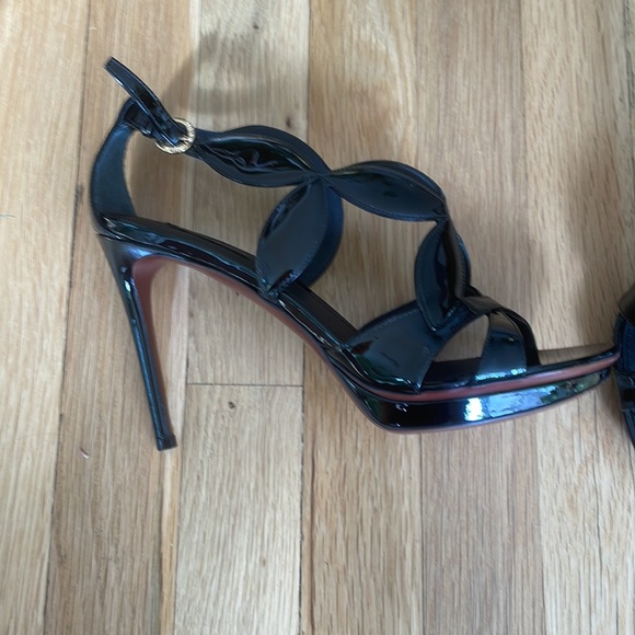 LOUIS VUITTON Springtime BLACK sandals NEW - Picture 2 of 9